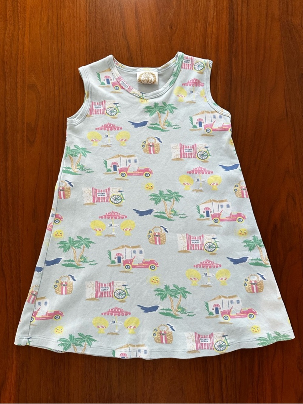 TBBC The Beaufort Bonnet Company Sleeveless Polly Play Dress in Bahama Bound